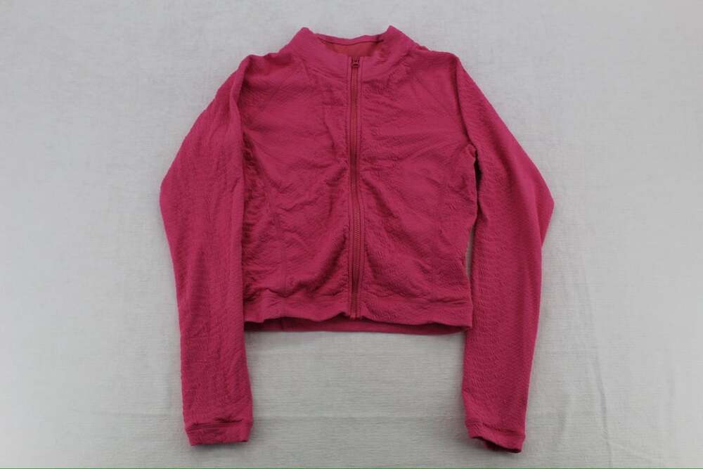 Dolcessa Pink Quilted Athletic Full Zip Jacket XS